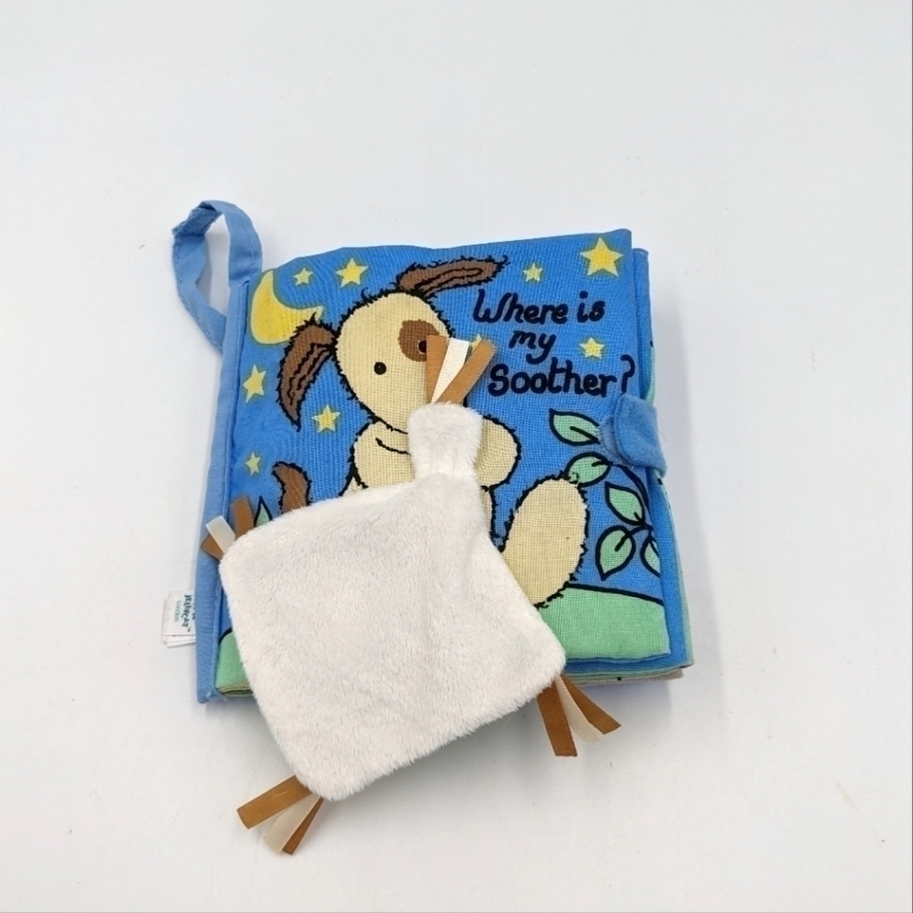 Jellycat Where is My Soother Soft Cover Flap Book